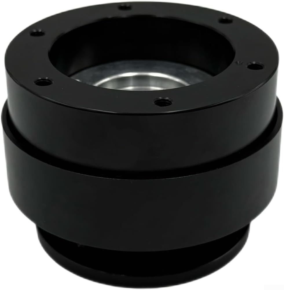 Steering Wheel Quick Release Mechanism for MOZA TURN Direct Drive For Racing Simulators Featuring Compact Design and Secure Engagement (Black)