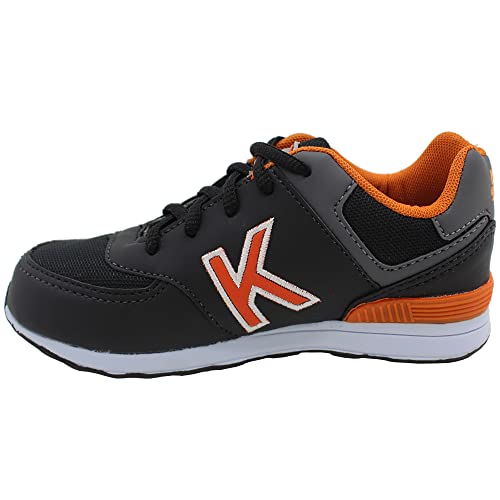 Tênis Infantil Masculino Juvenil Meninos Escolar Preto Cor:Preto;Tamanho:34;Gênero:Menino