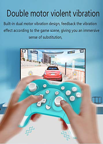 Gamepad sem Fio Vibratória de Seis Eixos para N-Switch PS3 Galaxy S10 S20 Android Smartphone Tablet