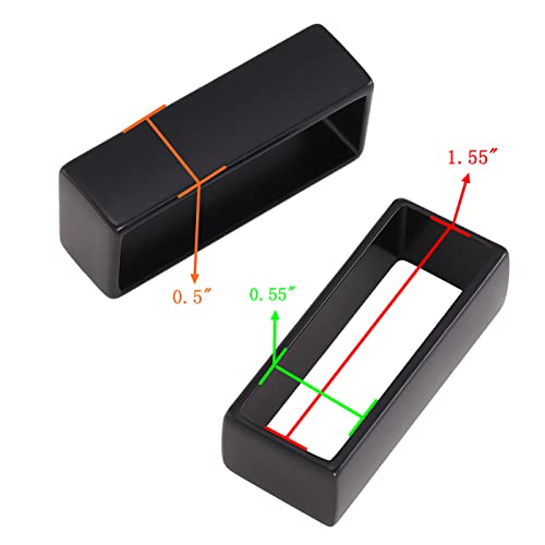 Belt Loop Keeper 1.5"(38mm-40mm) Alloy Black Belt Loop Accessory4