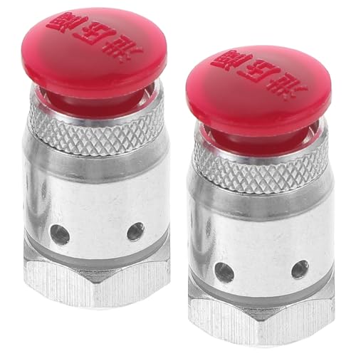 2 piezas de válvula de flotador para olla a presión eléctrica en acero inoxidable, liviana y desmontable, con diámetro interior de tuerca de 12 mm, accesorios para olla a presión miniatura 1