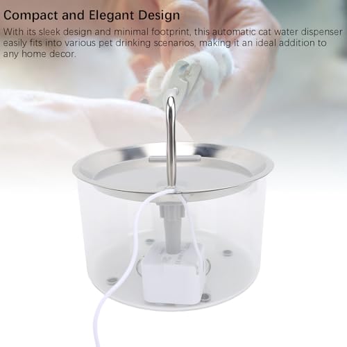 Dispensador Automático de Agua para Gatos 3L Transparente miniatura 2