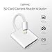 Lightning to SD Card Camera Reader for iPhone iPad【Apple MFi Certified】SD Card Adapter Memory Card Reader Trail Game Camera Viewer for iPhone 14/13/12/11/XS/XR/8/7/iPad,No App Required(Plug and Play)