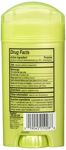 Desodorante sólido invisible Ban Shower Fresh 2.6 oz miniatura 2