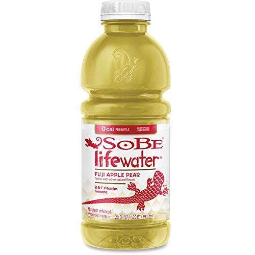 Sobe Lifewater Fuji Apple Pear Water, 20 Fl Oz (Pack of 12)