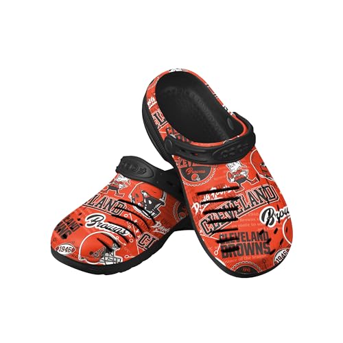Image of FOCO Arizona Cardinals NFL Mens Historic Print Clog with Strap