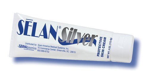 SPECIAL PACK OF 3-Selan Silver Protective Skin Cream 4 oz. Tube