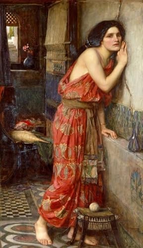 John William Waterhouse Undine lienzo para vestir paredes vacías con arte clásico de 60x90cm