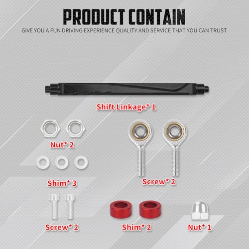 cooideamoto Shift Linkage Motorcycle Gear Shifter Lever Fit for Harley Touring Softail Road King Road Glide Trike Breakout Slim Fat Bob 1986-2025 (Red) by cooideamoto - Image 3
