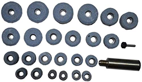 Sioux Valve SEAT Grinding Stones Set 24 PCS 80 GRIT Sioux Holder + Drive Ball