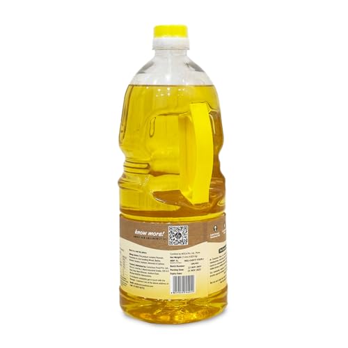 Image of Conscious Food Natural Groundnut Oil in PET bottle | Cold Pressed | Kacchi Ghani Peanut Oil -2liter
