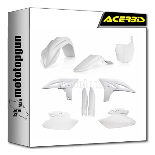 Cache carenage blanc plastique moto Yamaha YZF 250 ans 2010 2011 2012 2013