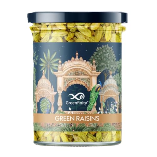 Image of Greenfinity Rakhi Special Dry Fruits Gift Hamper for Brother & Sister | With Rakhi Thread & Greeting Card | Rajasthani Gift Box| Almonds, Cashews, Pistachios & Green Raisins (200g Each, 800g)