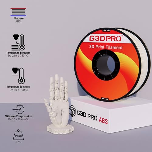 Filamento ABS Blanco Nieve para Impresoras 3D - 1.75 mm - 1 kg - Tolerancia ± 0.03 mm - Color Crema RAL 9001. - Fernando Cortés Filamento ABS Blanco Nieve para Impresoras 3D - 1.75 mm - 1 kg - Tolerancia ± 0.03 mm - Color Crema RAL 9001. - Fernando Cortés