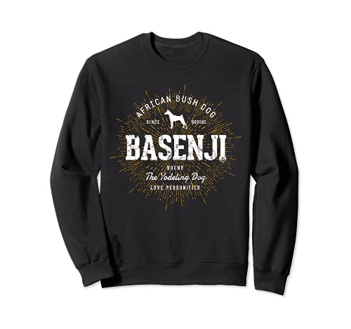 Vintage Basenji for Dog Lovers Basenji Sweatshirt, Black