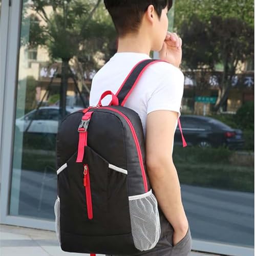 Mochila liviana para senderismo en packable color negro miniatura 3