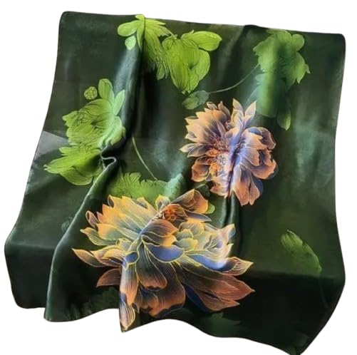 Image of MALINA Women's Polyester Silk Satin Stole Scarf - Soft Lightweight Fashion Wrap, Elegant Floral & Gradient Design, summer stole,Scarf For Women,Premium Stole,Large Size 180x90 cm'
