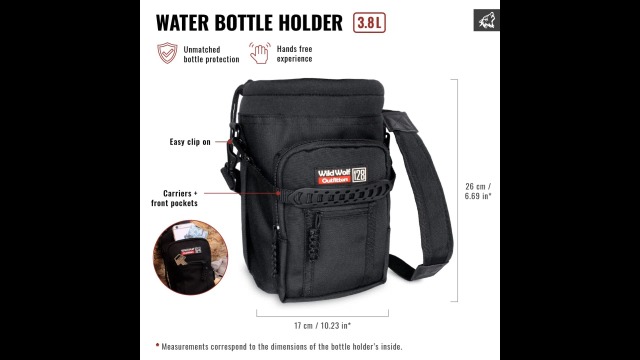 Isolierte Tragetasche Für Wasserflaschen - Mit Handytasche Für Outdoor-Aktivitäten