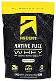 Ascent Native Fuel Vanilla Bean Whey Protein Powder Blend Vanilla Bean - 2 lbs Pack of 1