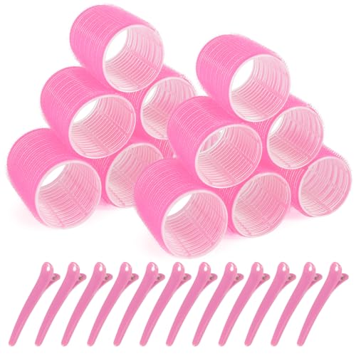 Bigoudis super Jumbo auto-agrippants cheveux longs - Rouleaux volumisateurs Jumbo Plus