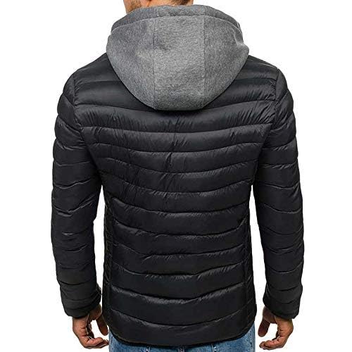 Image of Blaq Ash Men Puffer Jacket with Removable Hood | Removable Hood, Men's Outerwear, Puffer Style