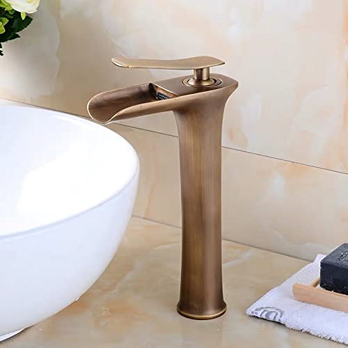 Robinet de lavabo à cascade chaude et froide pour stopper les éclaboussures de vasque