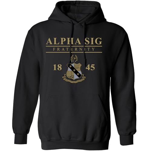 Alpha Sigma Phi Hoodie - Alpha Sig Iconic Crest Sweatshirt