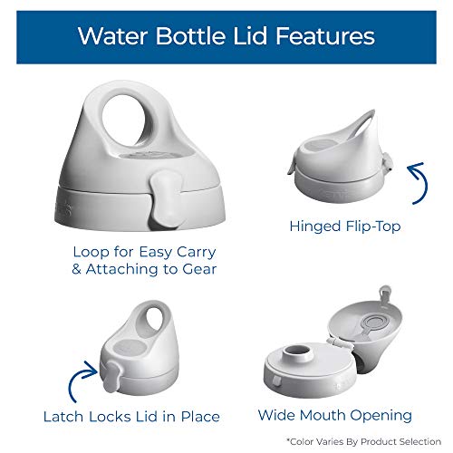 Tervis Marquette University Emblem Individual Water Bottle With Gray Lid, 24 Oz, Clear #TOP3