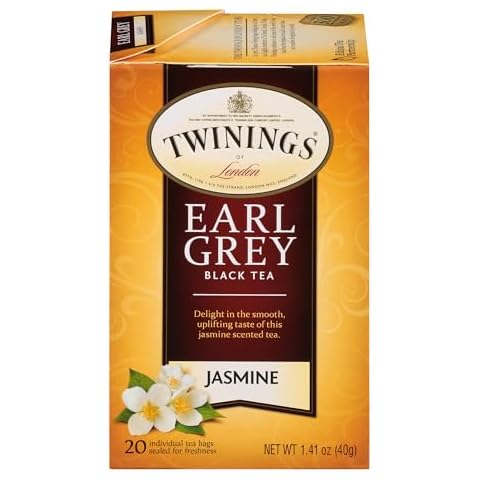 Twinings Jasmine Earl Grey Black Tea Bags Cover