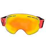 snowboard goggles la función de ventilación de escape hace que la piel emita fácilmente el calor fuera de la lente, lo que garantiza que la lente tenga buenos efectos visuales.