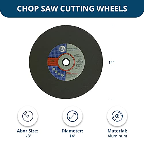 Benchmark Abrasives Aluminum Oxide Chop Saw Blade