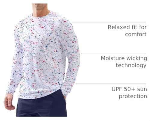 Image of Men's Sun Protection Long Sleeve Shirts UPF 50+