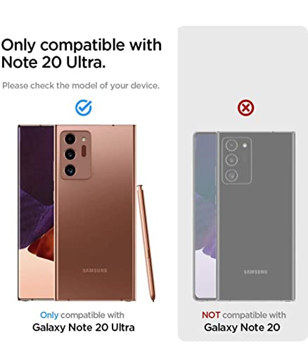 Image of Mobile Back Cover Case for Samsung Galaxy Note20 Ultra (6.9 inch) (Silicone Case|CameraProtection|Black SC1510)