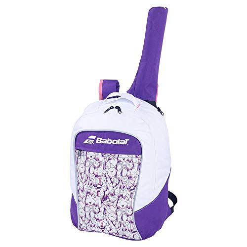 Babolat Backpack Junior Club Mochila  Juventud Unisex  Blanc Violet  Blanco   Talla Única