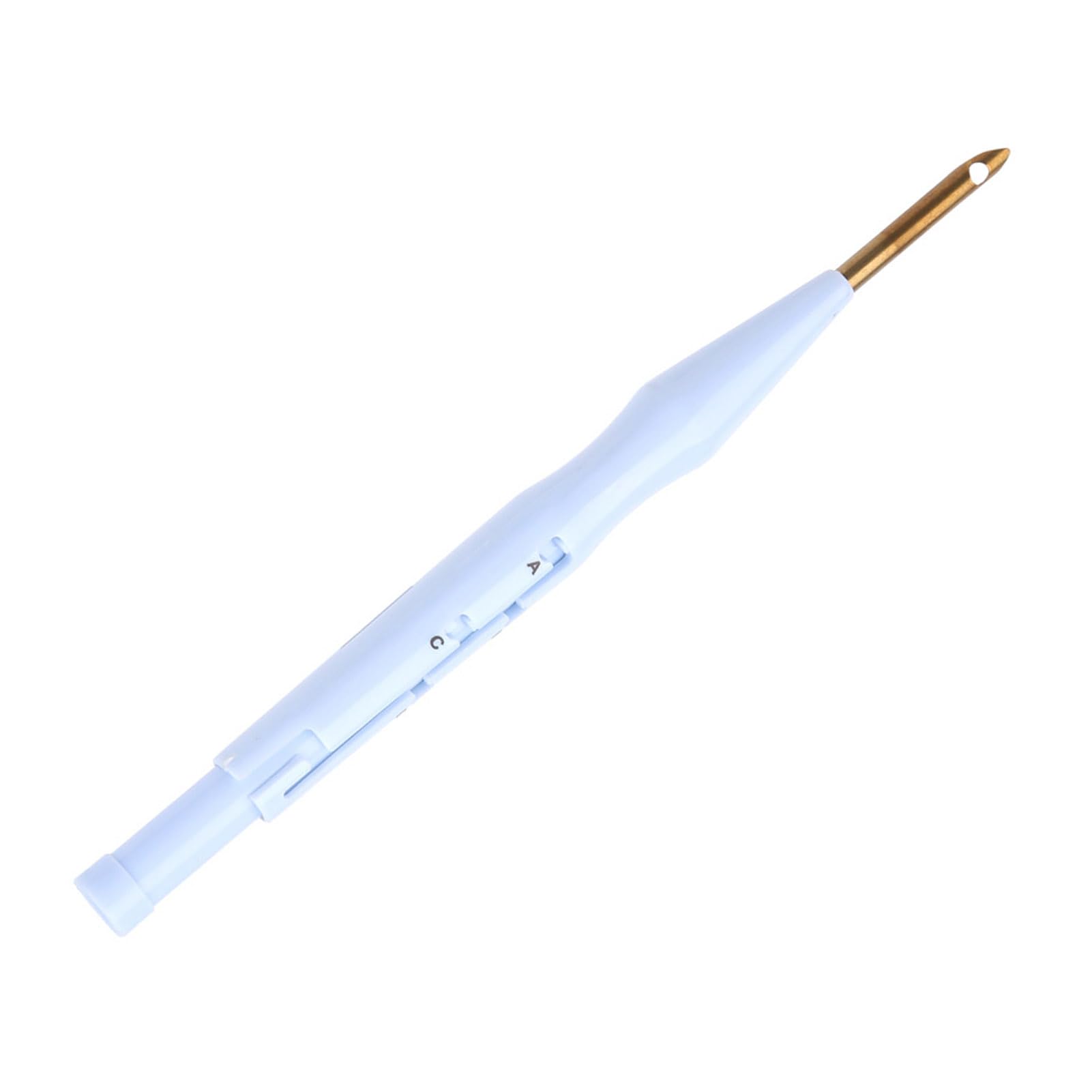 Pu Needle Pen Kit with .6mm & 2.2mm for DIY Embroidery fts - 3 Strand Compatible Tool for .6 & 2.2mm Fabric Punching - Image 2