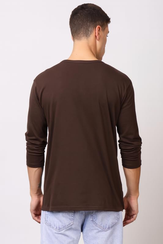Image of London Hills t Shirt for man | Solid Henley t Shirts for Mens | Casual Wear Tshirt for man | Shirts Men | Tshirt Shirts Men | Full Sleeve t Shirt for Men's | Mens tees | t-Shirts Stylish Everyday Use