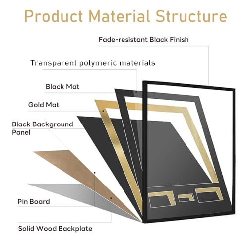 RATSTONE Marco Para Camisetas De Futbol,Marco Camisetas,98% De Protección Contra Los Rayos Uv,Con Tapa Abatible y Cierre Con Llave-80x60cm-Incluye Accesorios De Montaje,Con Perchero(Negro)