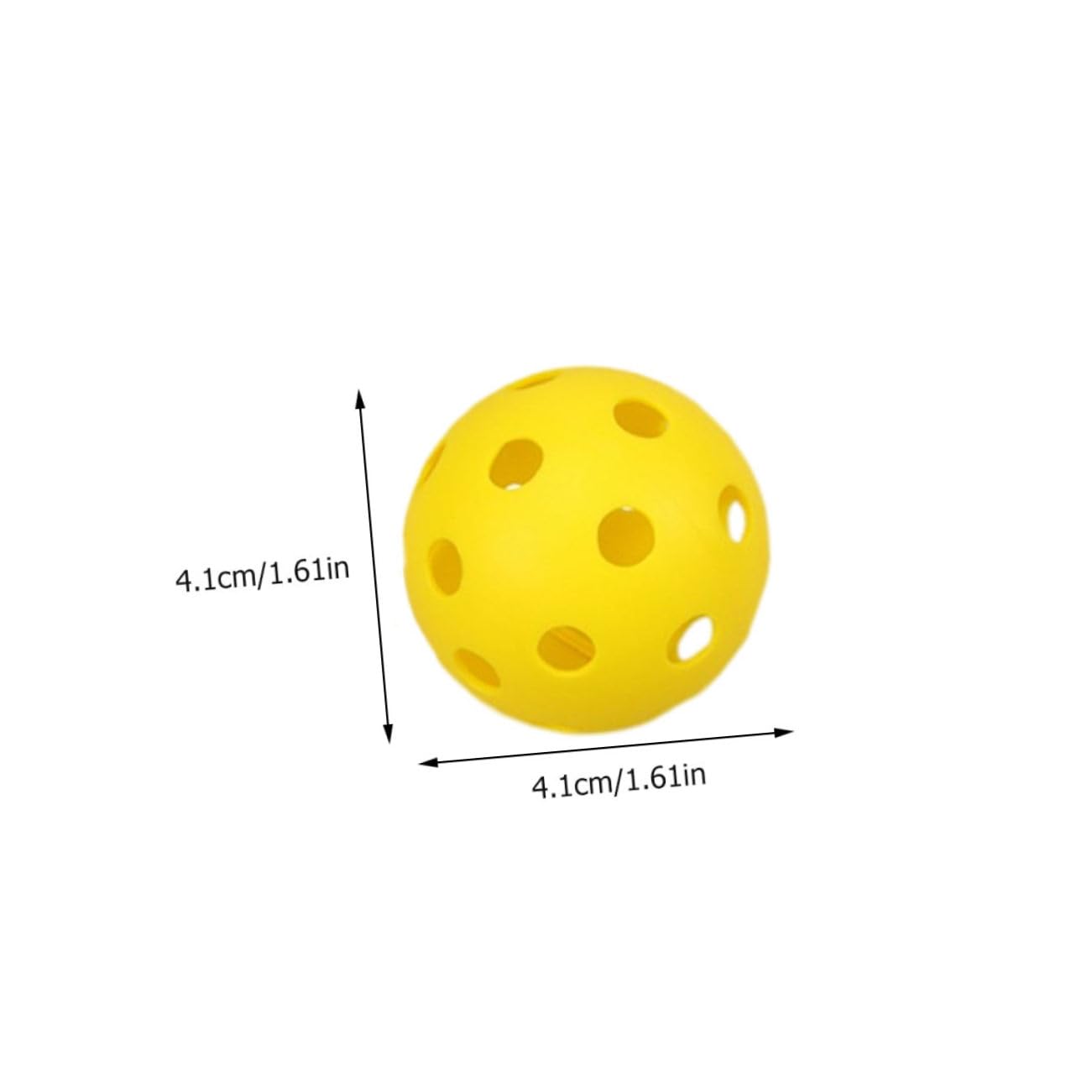 NULYLU 12pcs Hollow Golf Practice Balls Durable Porous Training Balls for Indoor and Outdoor Golfing for All Ages and Skill Levels