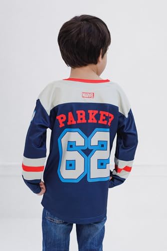 Image of Marvel Spider-Man Matching Family Athletic Hockey Jersey