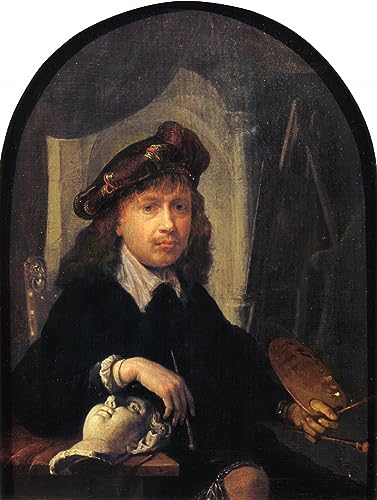 Autoportrait de Gerrit Dou tableaux posters décoration murale