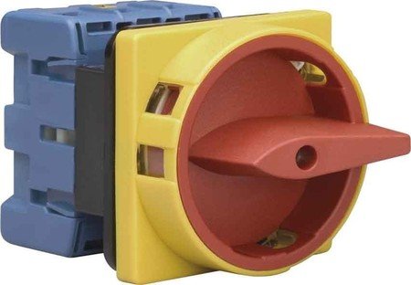 Kraus & Naimer KG64B T203/01 E Shut-Off Switch 63A 1 x 90° Red Yellow Pack of 1