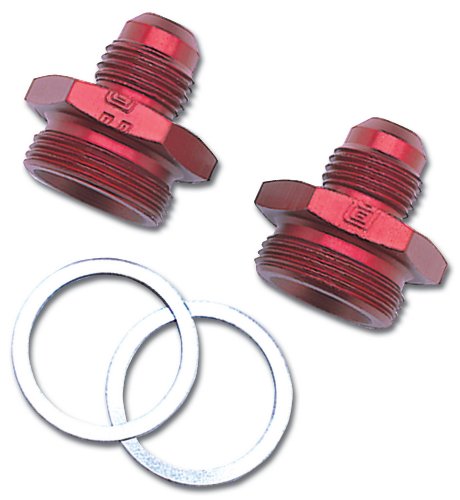 Edelbrock - RUS-640220 / Russell 640220 -6 AN Red Carburetor Adapter Fitting