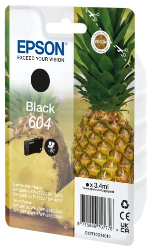Epson Ink/604 603 Starfish 3.4ml BK SEC, Black, Standard Capacity - Image 2