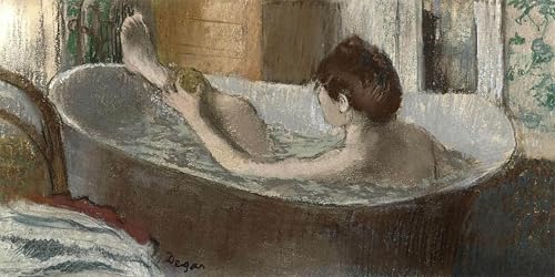Femme au bain Edgar Degas la solution d'art mural élégant pour habiller un mur de bureau