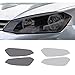 OGAUY Pellicola Adesiva per Fanali Fari per Golf 7 MK7 2012-2019 Auto Faro Tinta Nero Pellicola Protettiva Trasparente TPU Sticker