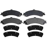 ACDelco 14D834M Advantage Semi-Metallic Rear Disc Brake Pad Set with Wear Sensor