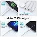 Apple Watch Travel Charger Cable USB C 20W PD Fast Wall Charger for Apple Watch/iPhone/Airpods, 4 in 2 iWatch Magnetic Charging Cable for iWatch Series 3/4/5/6/7/8/SE/Ultra Wireless Charger Cord 4FT