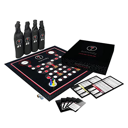 Sommify Blind Tasting Wine Board Game + Wine Bags