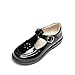 DREAM PAIRS Toddler Little Girl's Mary Jane Dress Shoes - Ballet Flats for Girl School Uniform Shoes,Size 9 Toddler,All Black,KKUMFA2509