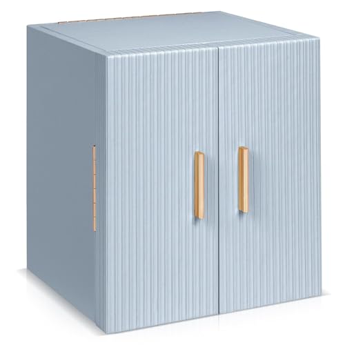 Dajasan Large Jewelry Organizer Box with Mirror, Jewelry Storage Organizer with 3 Drawers, 4-Tier Jewelry Gift Box for Women, Girls, Friends, Wife or Mother, Gift Idea (Smoky Blue) Dajasan Large Jewelry Organizer Box with Mirror, Jewelry Storage Organizer with 3 Drawers, 4-Tier Jewelry Gift Box for Women, Girls, Friends, Wife or Mother, Gift Idea (Smoky Blue)